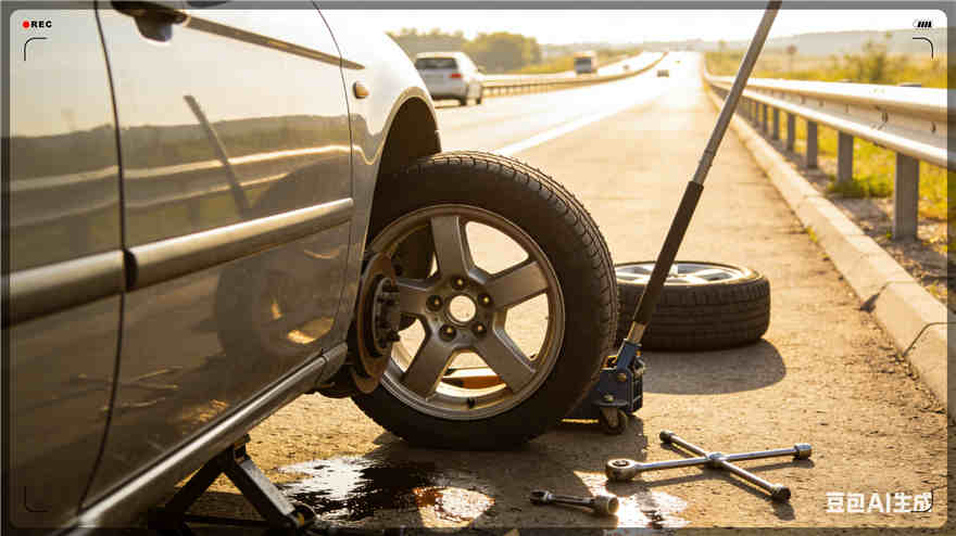 绵竹高速公路扎胎-汽车流动补胎